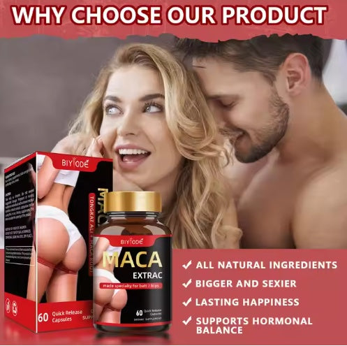 60 Maca Capsules For Hip Lifting