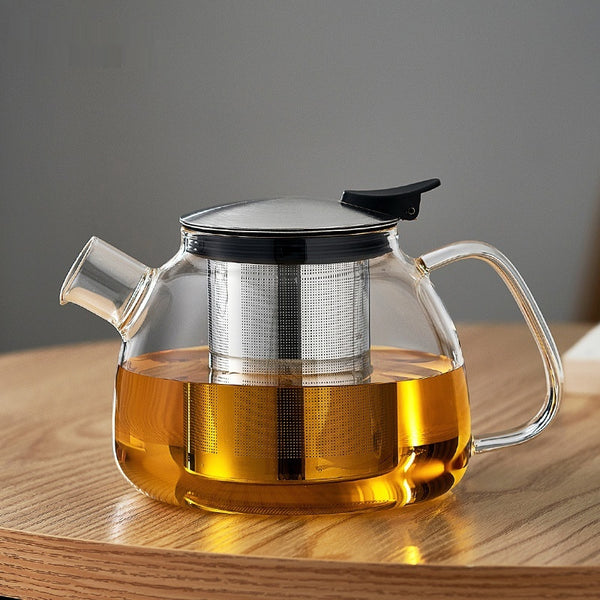 Large Capacity Teapot Household Heat-resistant Stainless Steel Filter Boiling Kettle