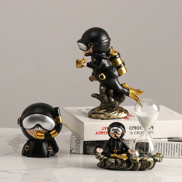 Knick-knacks Cute Room Bedroom Decorations Diver