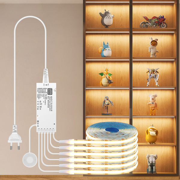 Cabinet Light Highlight With Partition Touch Dimming Household Wardrobe Wine Cabinet Decorative Light Bar